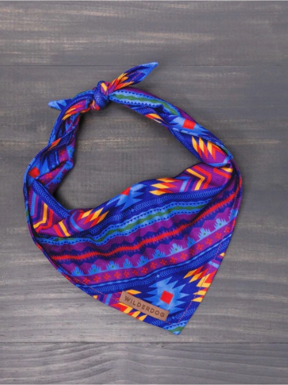 Brand New! Wilderdog Cooling Dog Bandana - Kokkopeli Blue
